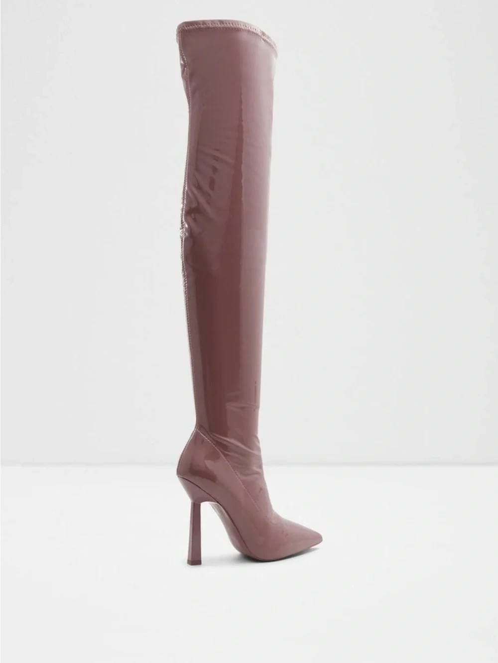 NWOB Aldo Nella Patent Thigh High Boots